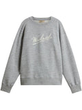 Woolrich Logo-Printed Cotton Sweatshirt — Gray