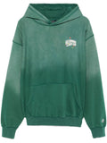 Billionaire Logo Embroidered Hoodie — Green