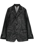 Comme Des Garcons Chiffon Blazer — Black