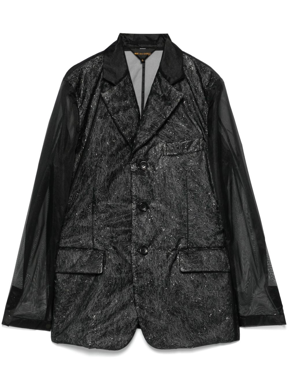 Comme Des Garcons Chiffon Blazer — Black