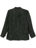 Boglioli Linen Jacket — Dark Green