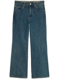 Jil Sander Plus Wide-Leg Denim Jeans — Blue