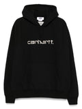 Junya Watanabe Logo-Printed Cotton Hoodie — Black