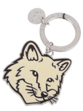 Maison Kitsuné Key Ring — Cream