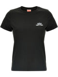 Kenzo Logo-Embroidered Tiger T-Shirt — Black