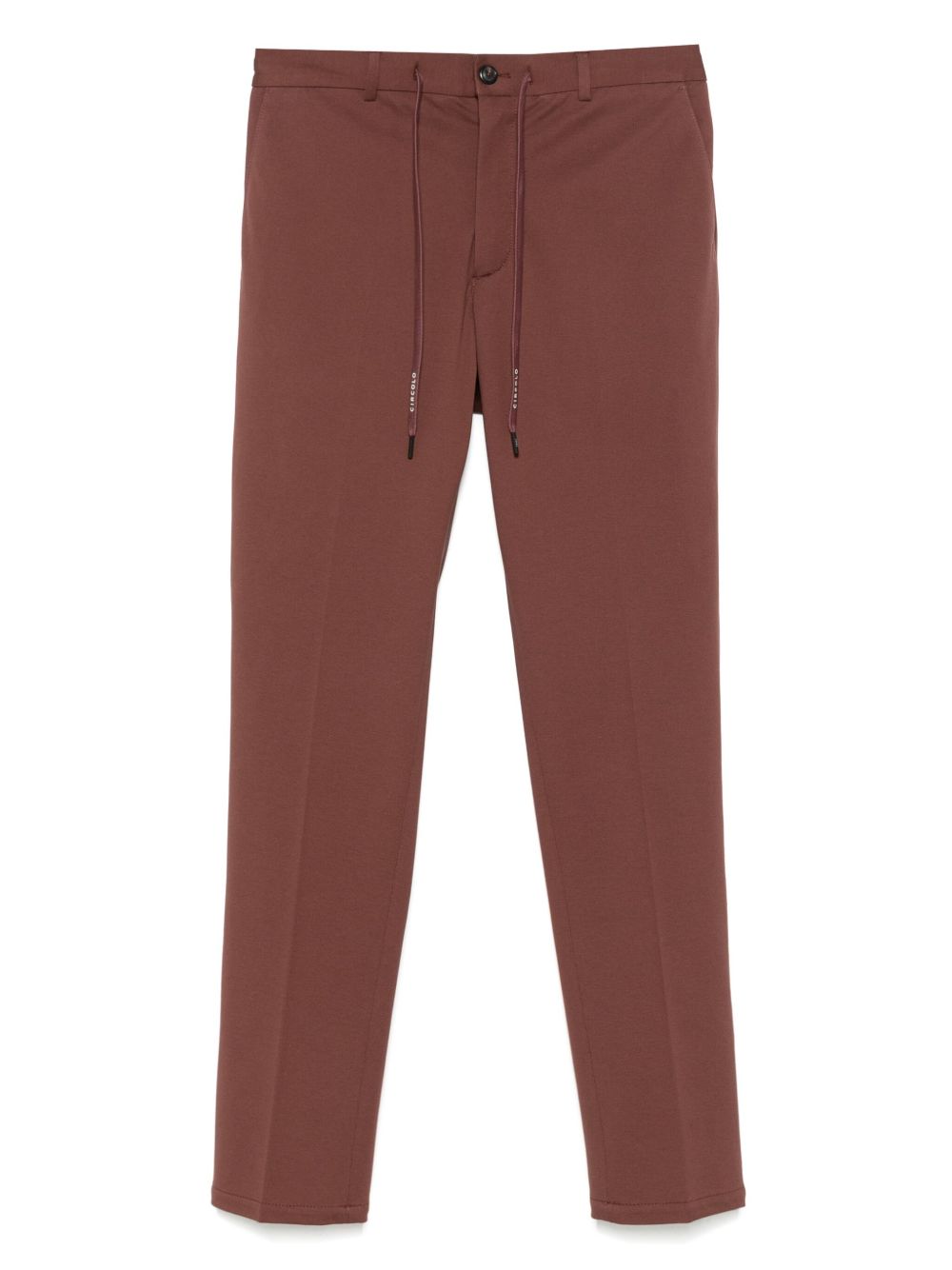 Circolo 1901 Cotton Trousers — Chestnut Brown