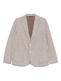 Circolo 1901 Cotton and Linen Blend Blazer — Beige
