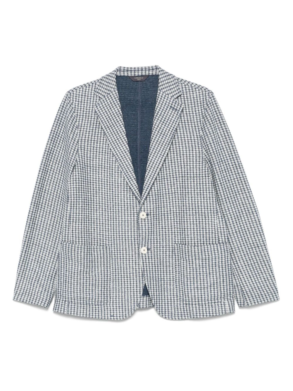 Circolo 1901 Cotton-Linen Blend Blazer — blue