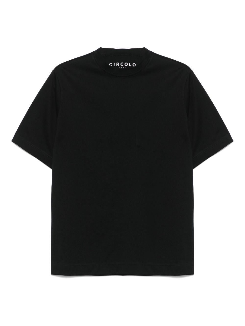 Circolo 1901 Cotton Crew Neck T-shirt — Black