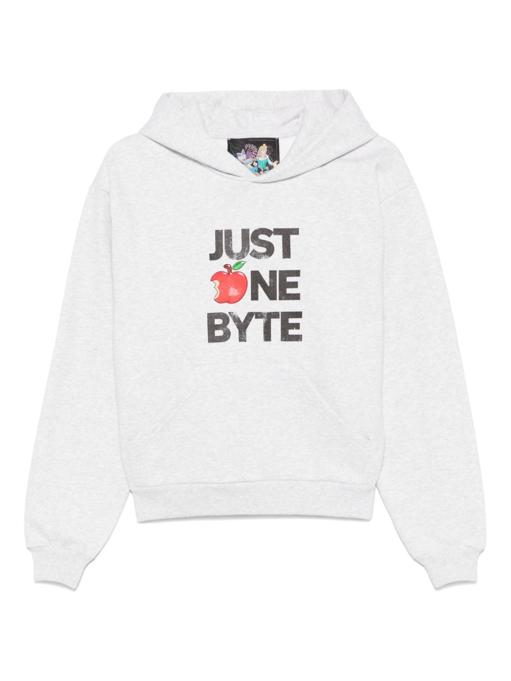 DISNEY X COPERNI Logo-Print Cotton Hoodie — Grey