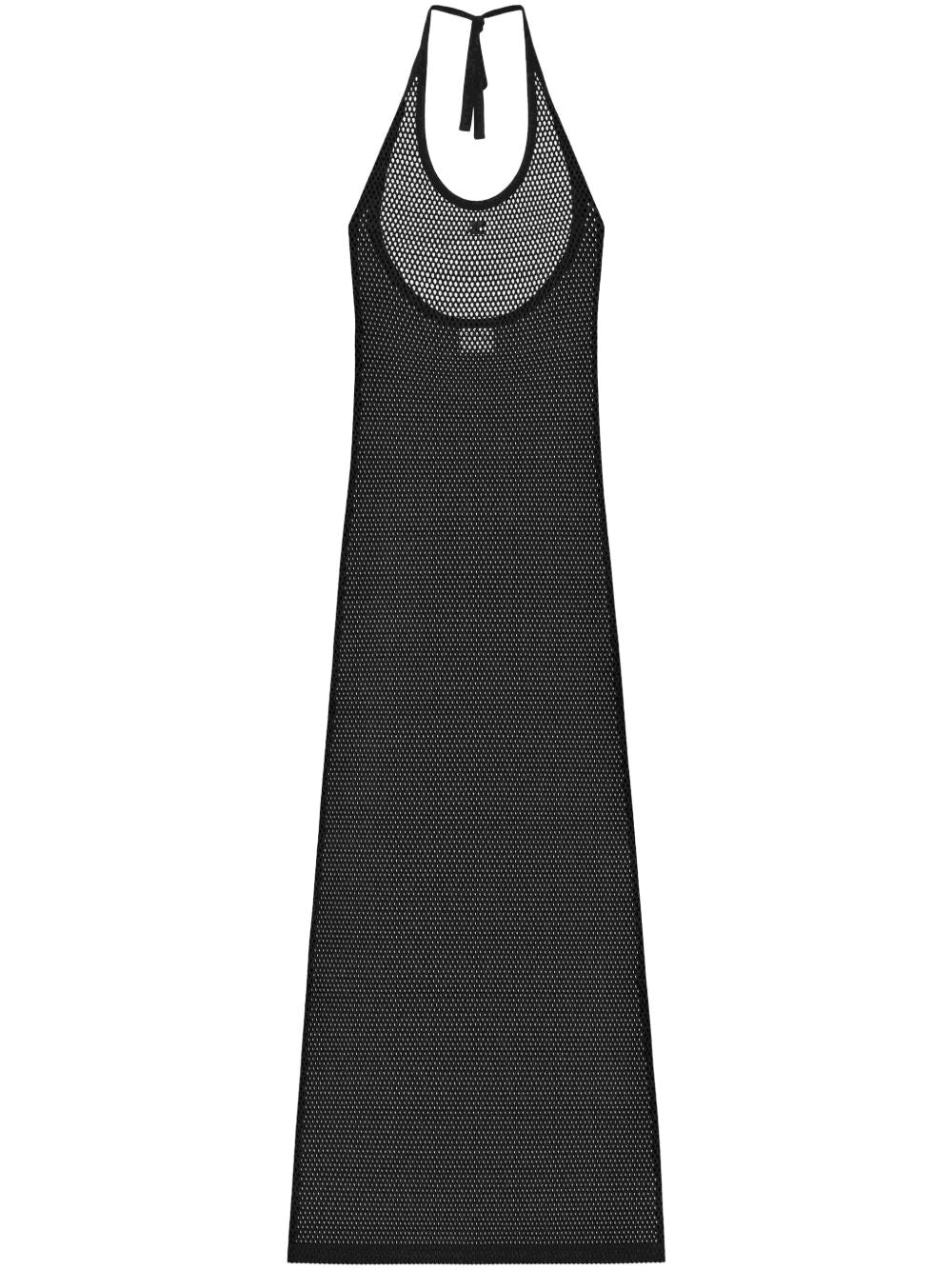 Courreges Halterneck Tank Dress — Black