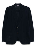 Circolo 1901 Cotton Single-Breasted Jacket — Navy