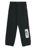 MM6 Maison Margiela Logo Cotton Joggers — Black