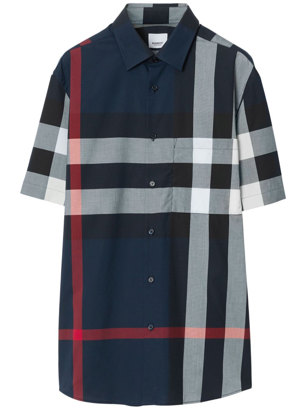 Burberry Somerton Shirt — Navy