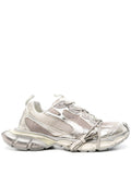 Balenciaga Distressed Mesh Sneaker — White