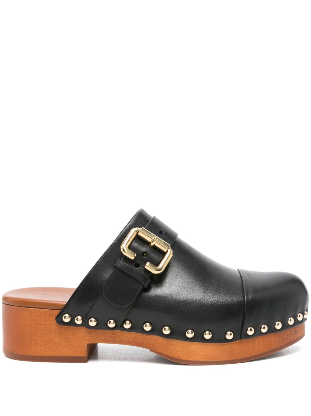 Chloé Jeanette Clog Heel — Black