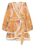 Zimmermann Ascension Dress — Mustard Yellow