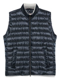 HERNO Quilted Nylon Down Vest — Navy