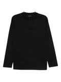 Emporio Armani Logo Cotton T-shirt — Black