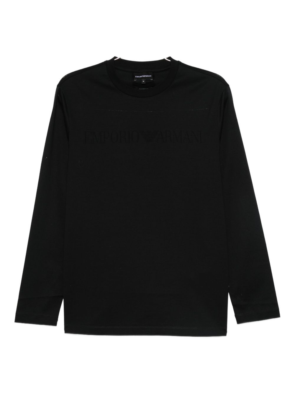 Emporio Armani Logo Cotton T-shirt — Black
