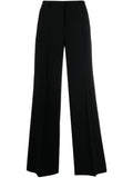 Alberto Biani Tailored Flared Trousers — Black
