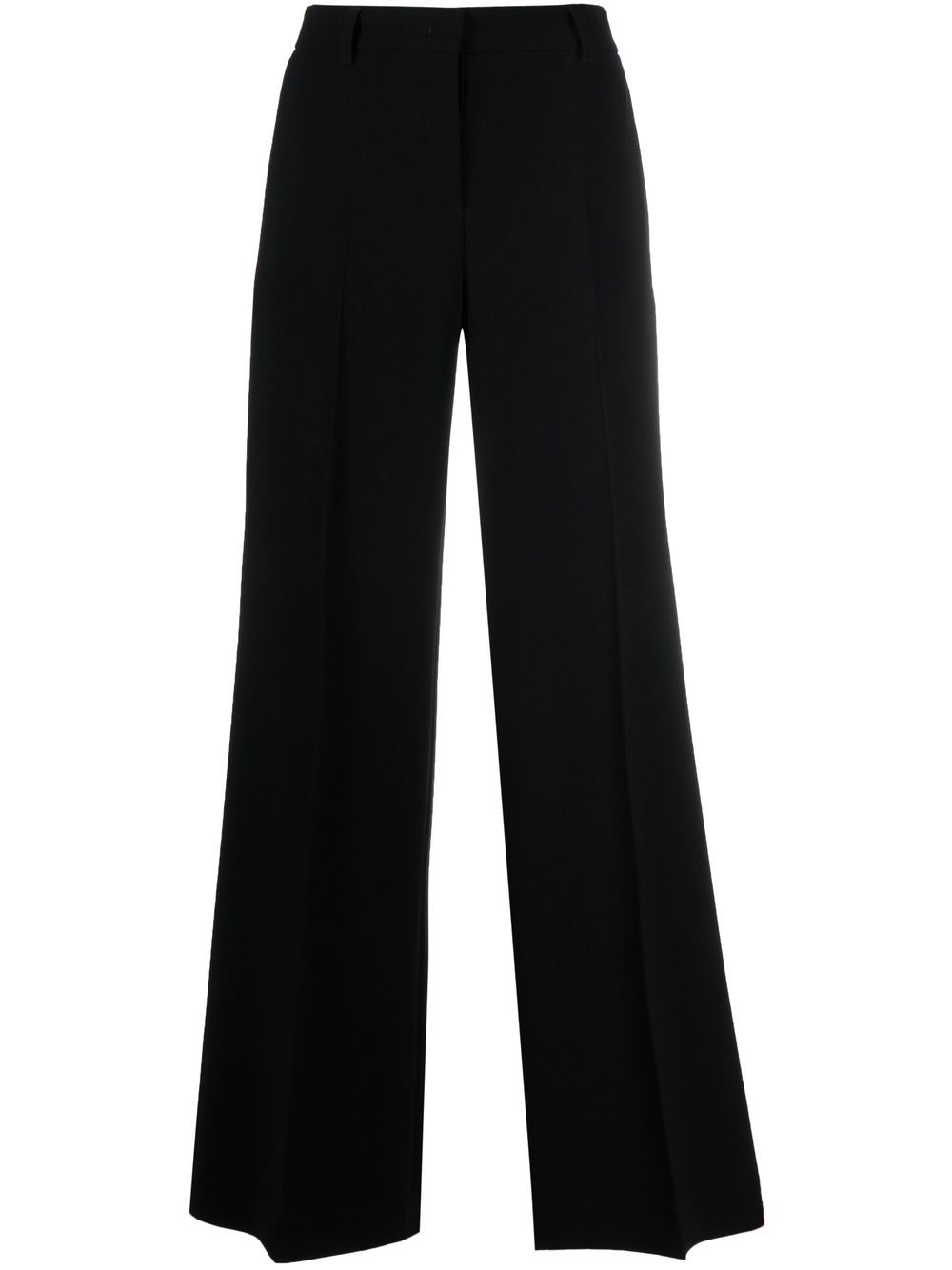 Alberto Biani Tailored Flared Trousers — Black