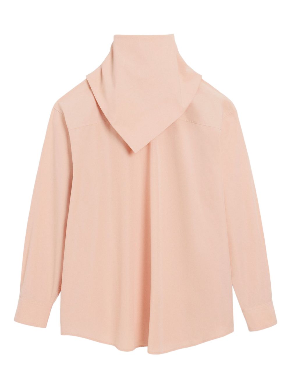 Ami Paris Bandana Collar Cotton Shirt — Pink