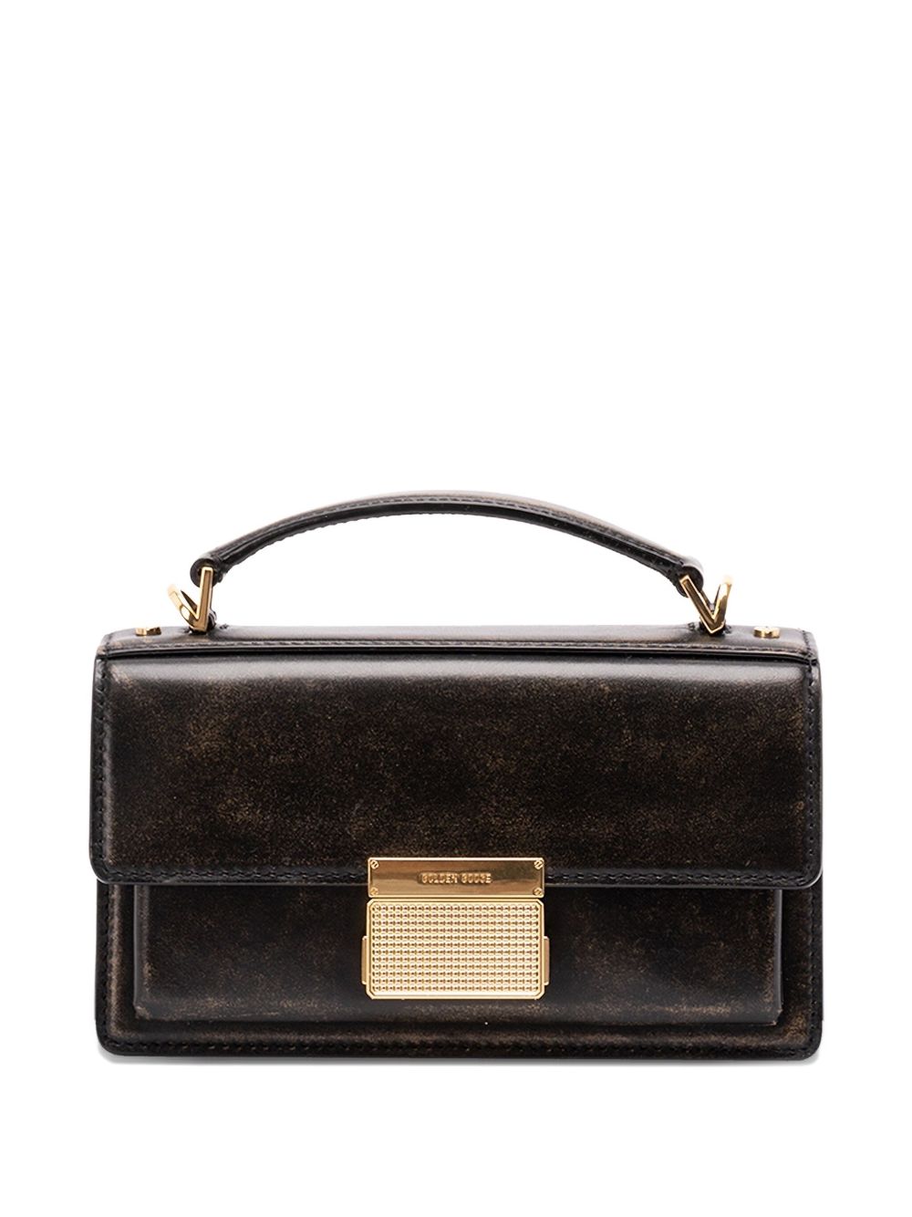 Golden Goose Venezia Top Handle Bag — Brown