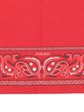 POLDO DOG COUTURE Paisley Print Bandana — Red