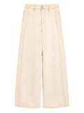 Ami Paris Super Wide Denim Jeans — Cream