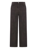 Ami Paris Corduroy Cotton Trousers — Grey