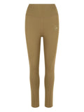 Adidas By Stella McCartney Logo-Print High-Waist Leggings — brown