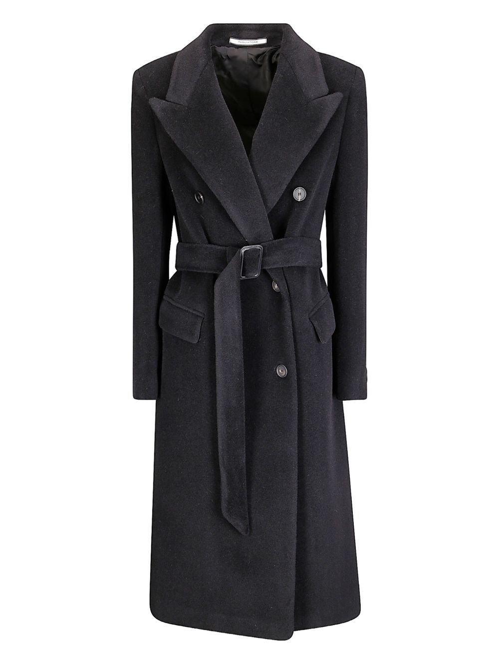 Tagliatore Double-Breasted Wool Coat — Charcoal