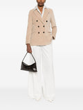 Circolo 1901 Cotton Corduroy Double-Breasted Blazer — Beige