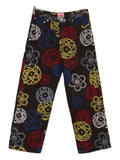 KENZO FUTURA Embroidered Cotton Trousers — Black