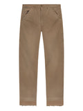 Maison Margiela Herringbone Cotton Trousers — Beige