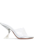 Amina Muaddi Taylor Heel — Transparent