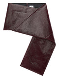 Courreges Vinyl Mini Skirt — Burgundy