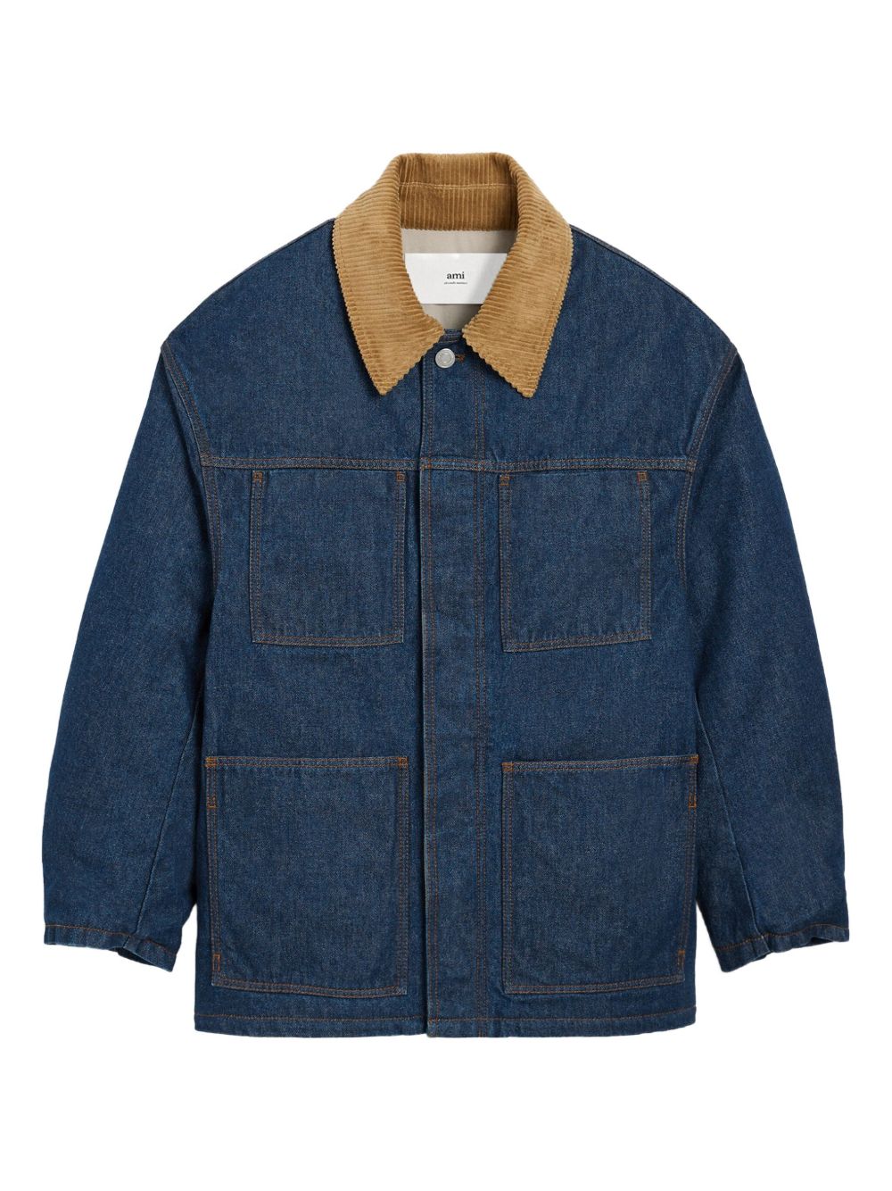 Ami Paris Worker Jacket — Blue