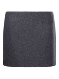 Sportmax Wool Skirt — Charcoal Grey