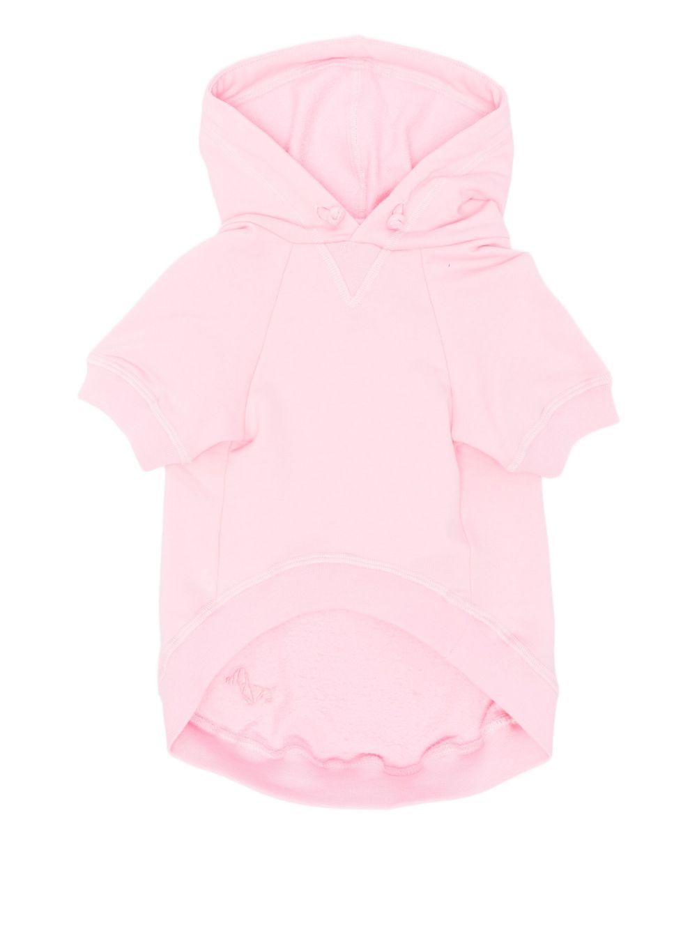 POLDO DOG COUTURE Cotton-Silk Blend Fleece Hoodie — Pink