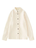 Studio Nicholson Wool Overshirt — Cream