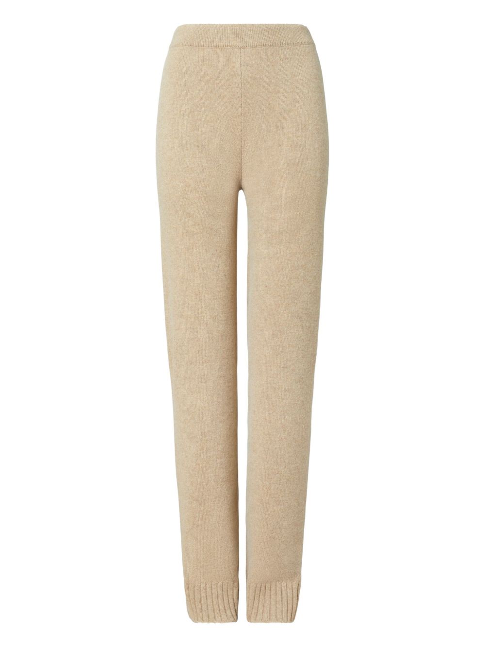 Tory Burch Wool Knit Leggings — Oatmeal