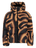 Pucci Printed Nylon Down Jacket — Black