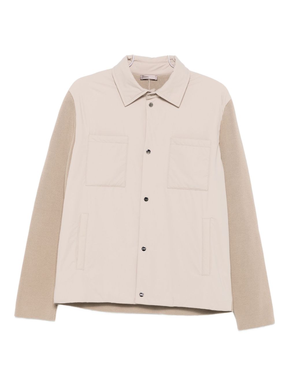 HERNO Color-Block Jacket — Beige