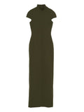 Solace London Lang Maxi Dress — Olive