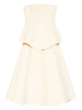 Solace London Ada Dress — Cream