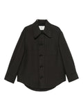 Ami Paris Wool Overshirt Jacket — Black