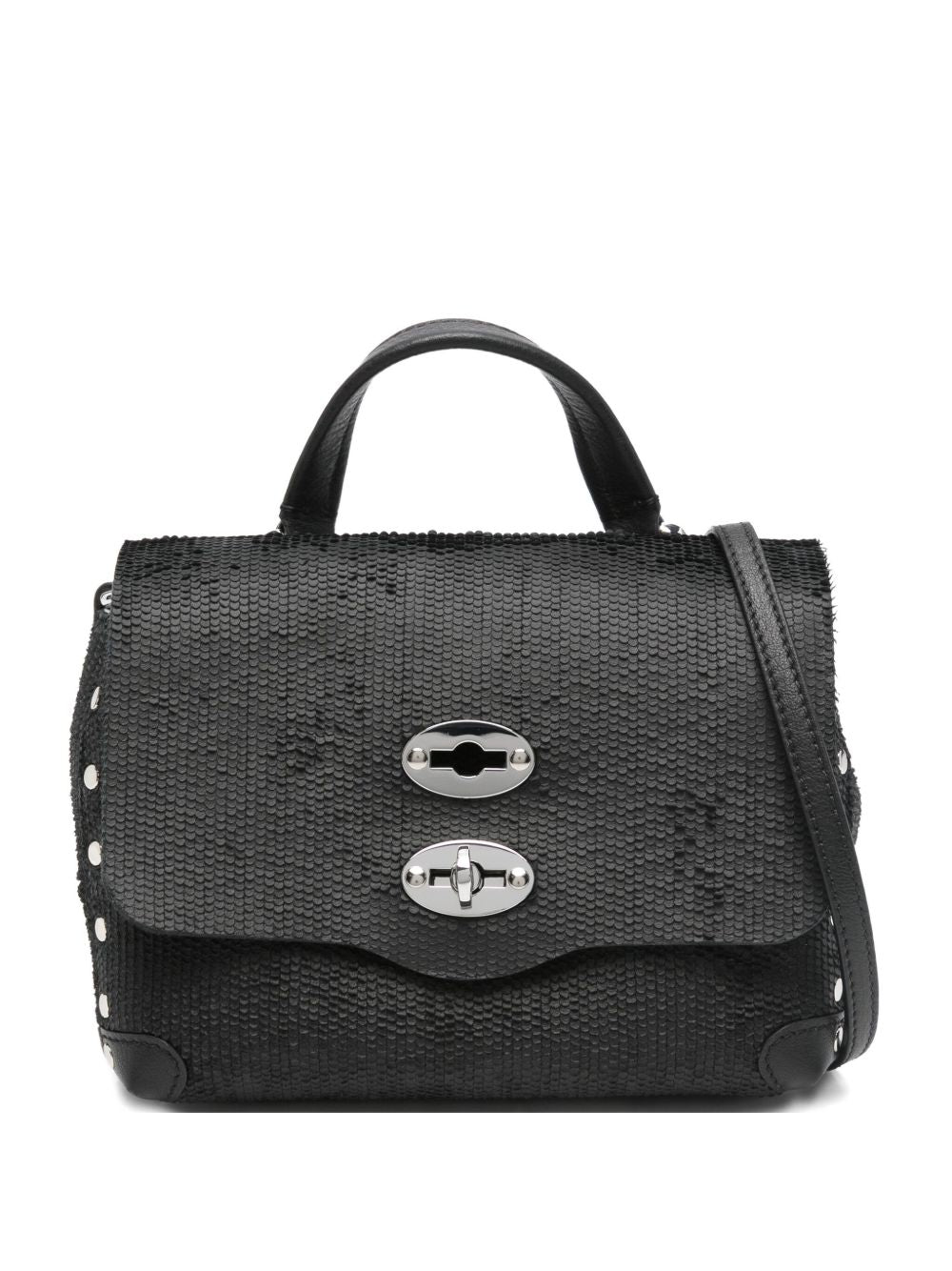 Zanellato Capsule Postina Top Handle Bag — Black