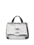 Zanellato Capsule Postina Top Handle Bag — Silver